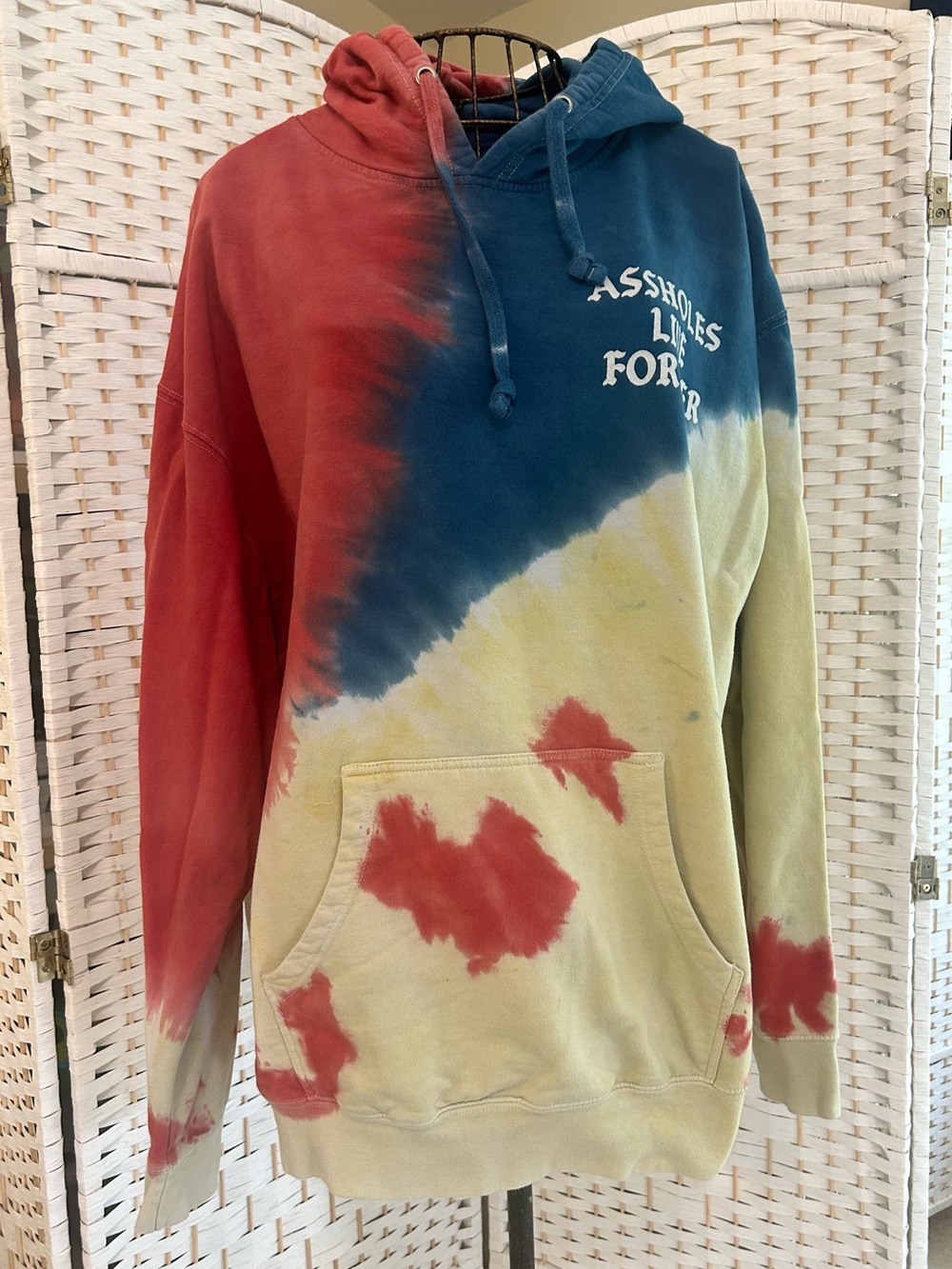 A**holes Live Forever Tie-Dye Sweatshirt